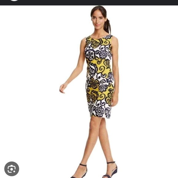 Boden Ursula Floral Sheath Dress - Picture 1 of 5